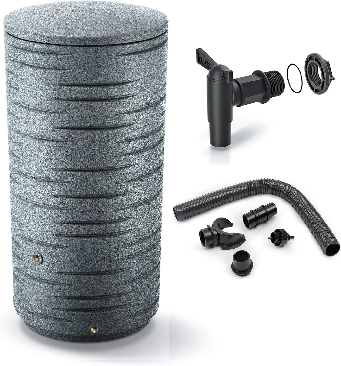 Prime Garden® Granit-Can Regenwassertank Regenamphore Regentonne ...